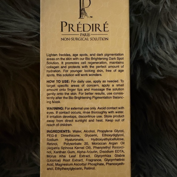 Prédiré Paris Bio Brightening Dark Spot Solution – Creamy Yellow Serum - Picture 2 of 4